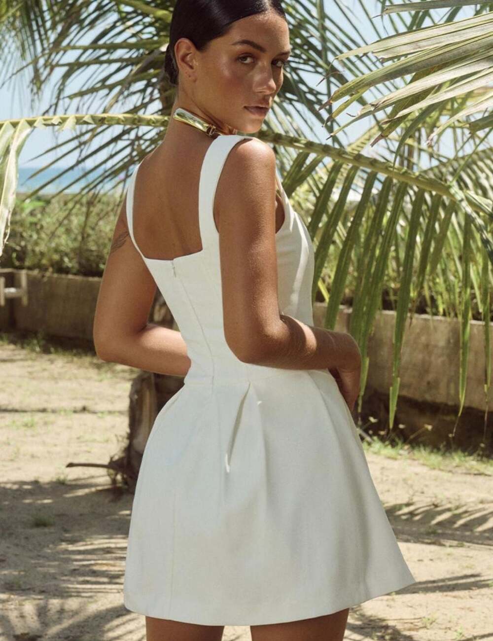 Runaway The Label Bethani Mini Dress in White - Picture 2 of 7